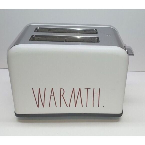 Rae Dunn Warmth Rae Dunn White toaster oven WARMTH Rare Collectors Item Winter C - Picture 1 of 5